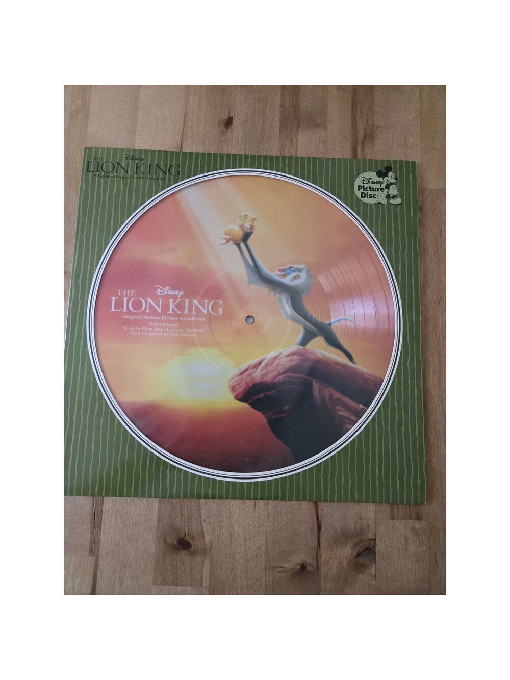 Disney The Lion King Original Soundtrack Vinyl Record – Collectible Edition